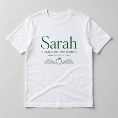 Personalized Teacher T-Shirt - Custom Name Gift for Teachers